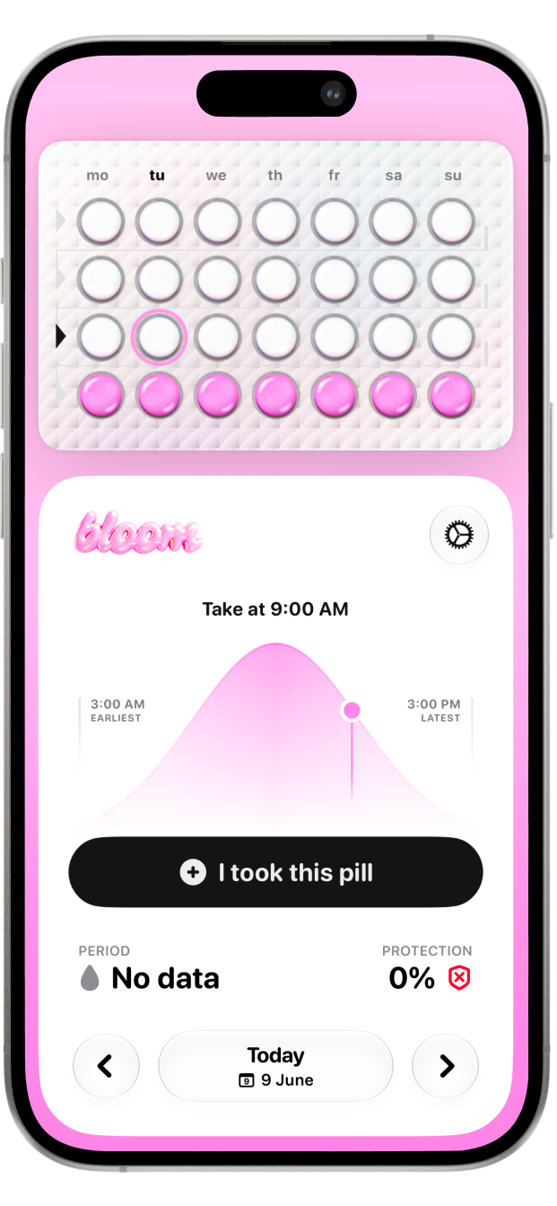 bloom app on iPhone